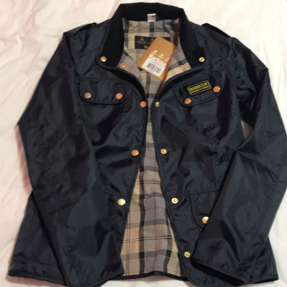 NWT Barbour navy vintage summer weight jacket